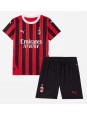 AC Milan Emerson Royal #22 Heimtrikotsatz für Kinder 2024-25 Kurzarm (+ Kurze Hosen)